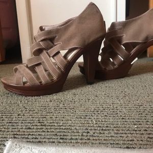 Strappy heels